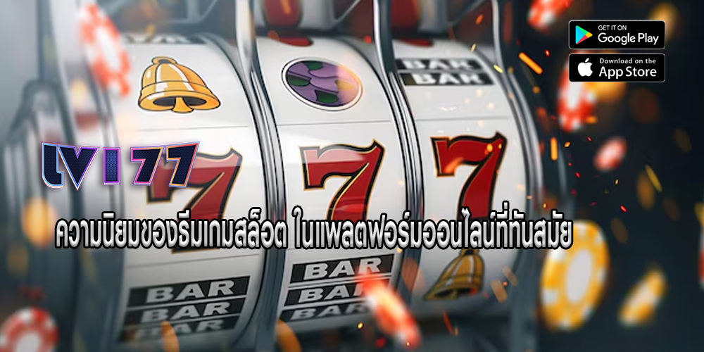 ความนิยมของธีมเกมสล็อต ในแพลตฟอร์มออนไลน์ที่ทันสมัย